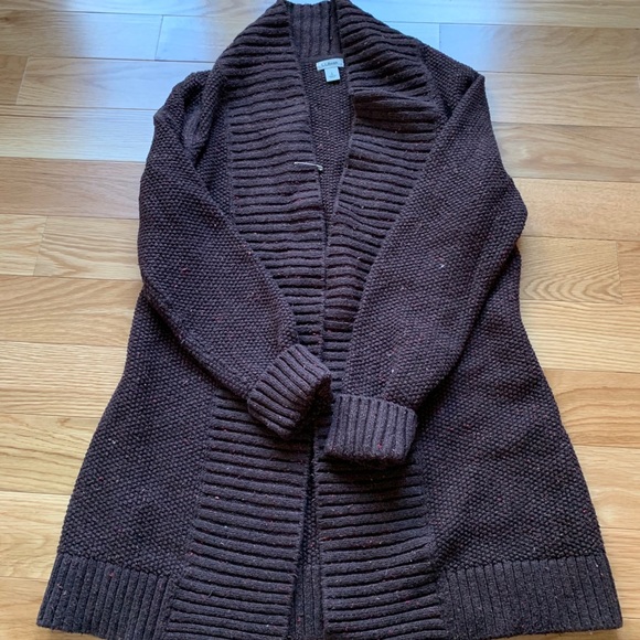 LLBean Speckled Cardigan - Picture 1 of 3
